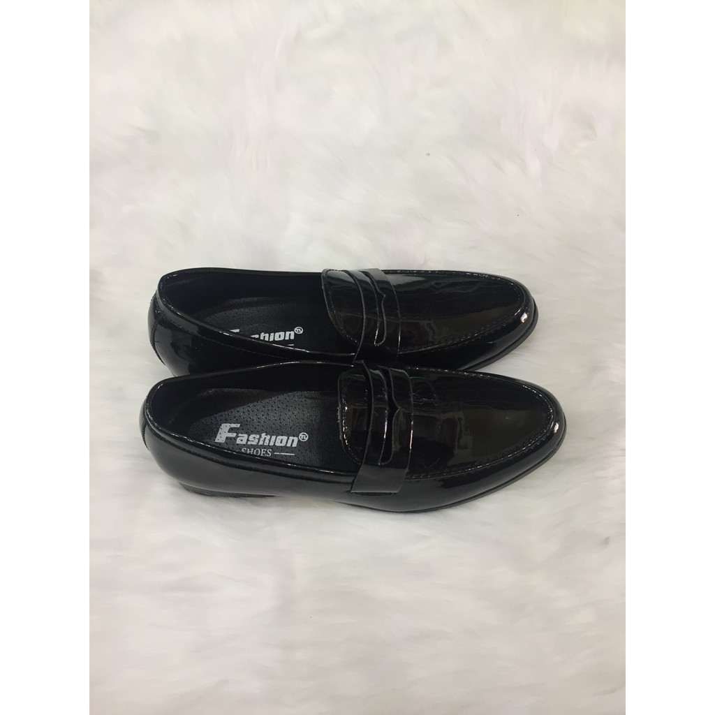 Giầy  tây giày lười nam hàn quốc  bóng đai én trơn | BigBuy360 - bigbuy360.vn