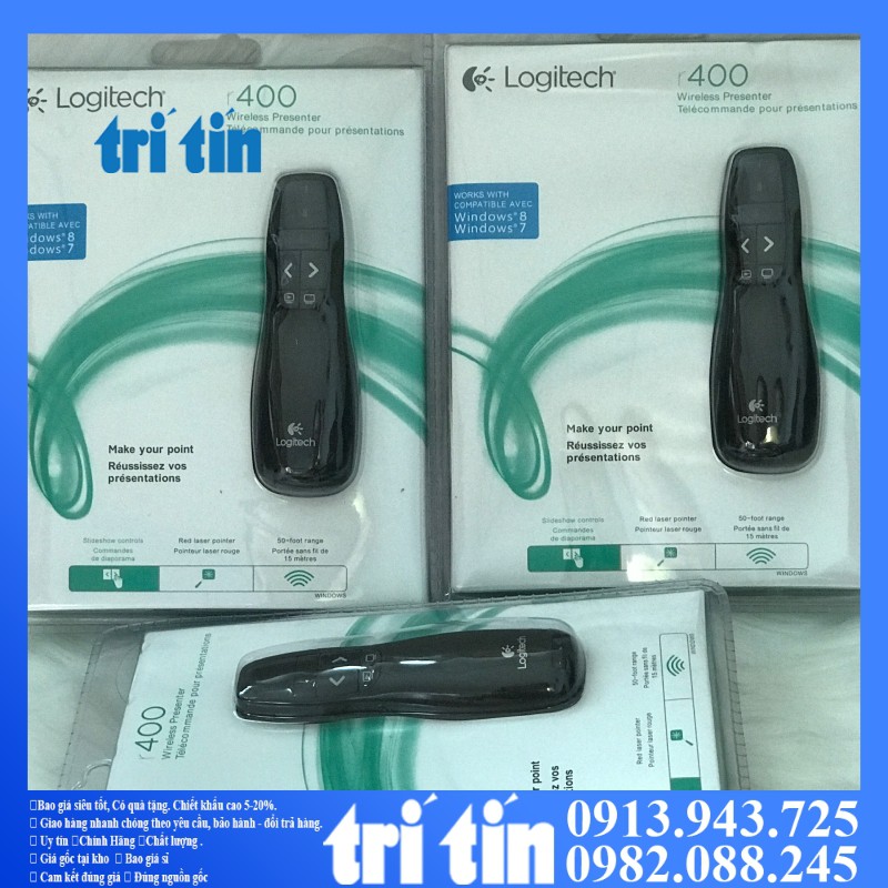 Bút trình chiếu Logitech Wireless Presenter R400