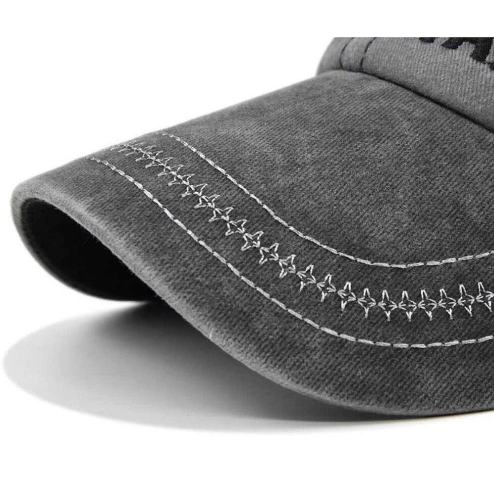 Mũ Lưỡi Trai NYS Vải Cotton Kiểu Vintage Cá Tính Cho Nam Và Nữ