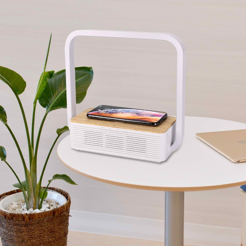 Đèn Bàn Led WILIT A15B Kèm Loa Bluetooth Sạc Không Dây - Đèn Led 3in1 WILIT A15B