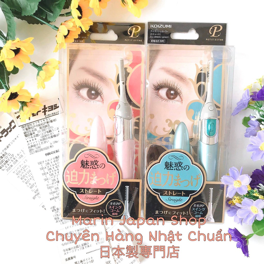 (Chuẩn auth,có bill) Máy uốn cong mi bằng nhiệt Koizumi dòng Petit Esthe Cao Cấp hàng nội địa Nhật Bản