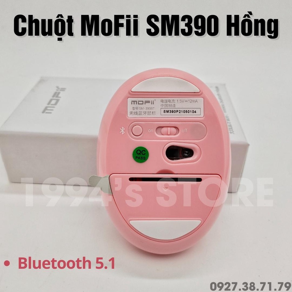 FREESHIP Chuột Bluetooth Không Dây Cao Cấp MoFii Bony SM390 - Dùng cho Điện thoại, Máy tính bảng, Laptop, Máy tính bàn