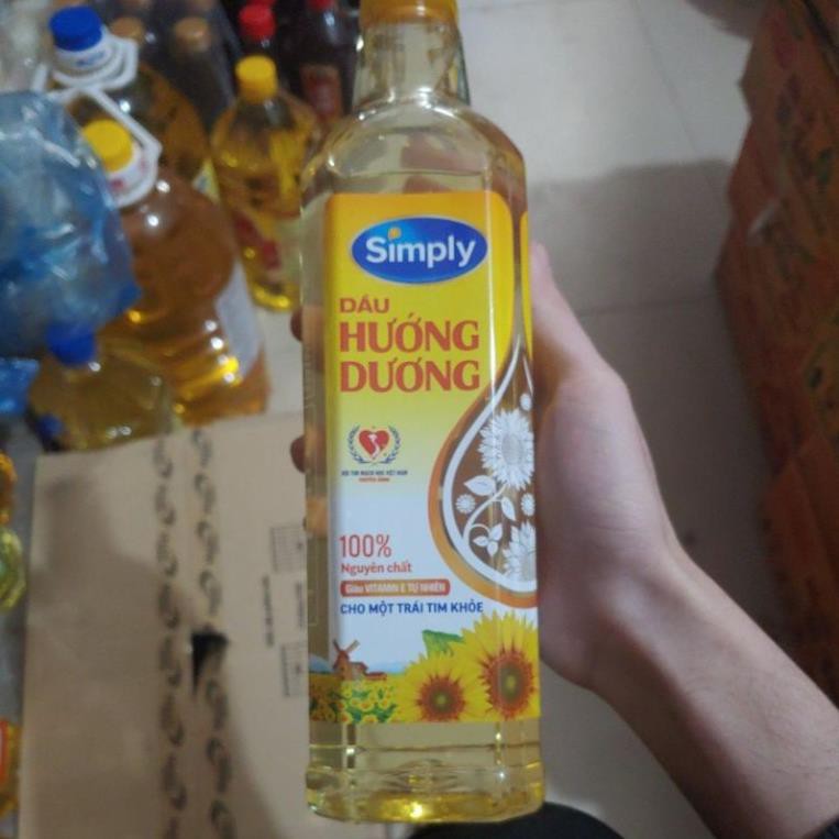 Dầu hướng dương nguyên chất Simply 1 lít