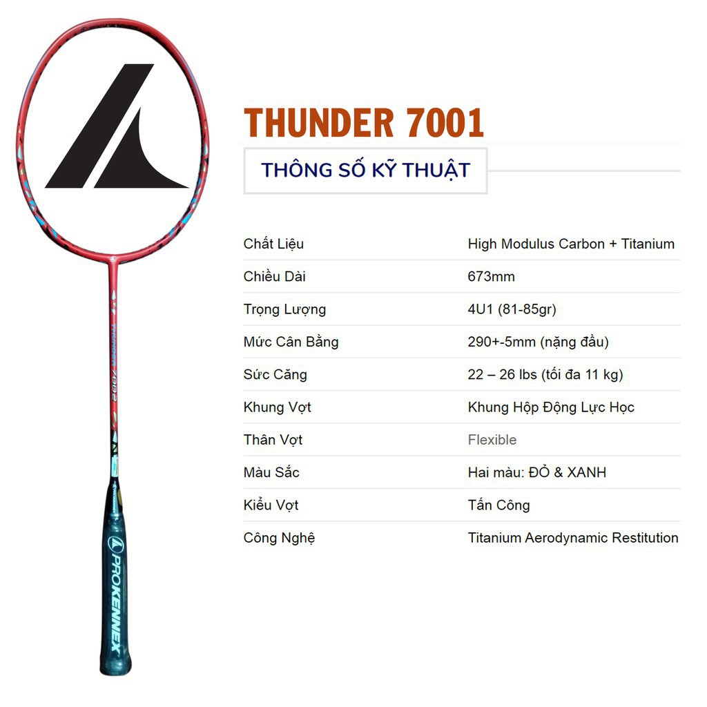 Vợt cầu lông ProKennex Thunder 7002