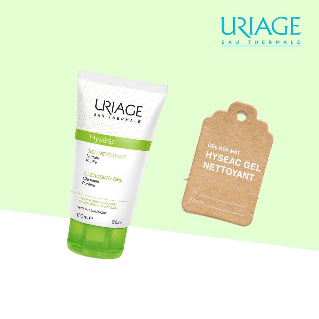 [Mã FMCGMALL -8% đơn 250K] Gel rửa mặt dành do da dầu, da mụn, và da hỗn hợp URIAGE HYSÉAC GEL NETTOYANT 150ML | BigBuy360 - bigbuy360.vn