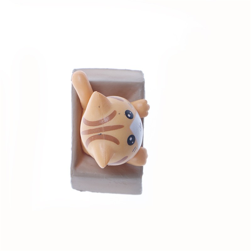 1 Mô Hình Chú Mèo Mini Bằng Nhựa Resin Trang Trí Tiểu Cảnh