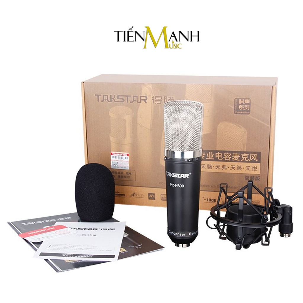 [Tặng Màng Lọc, Chính Hãng] Micro Takstar PC-K600 Mic Thu Âm Livestream Phòng Thu Studio PC K600 Microphone PCK600