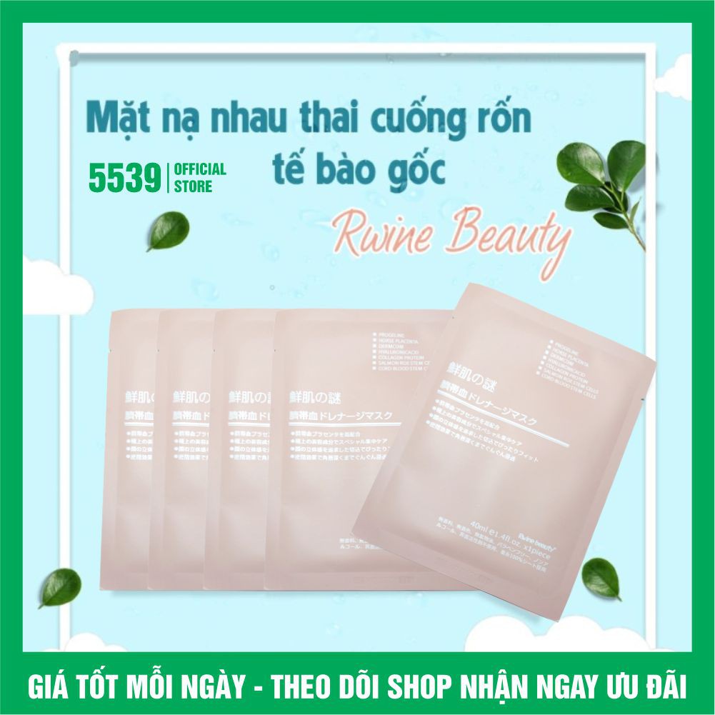 Mặt nạ nhau thai cừu nhật bản chính hãng Rwine Beauty – Shop 5539