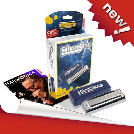 Harmonica Hohner Diatonic Silver Star ( Full Key A, Bb, C, D, E, F, G ) Nhập khẩu Đức - Phân phối So