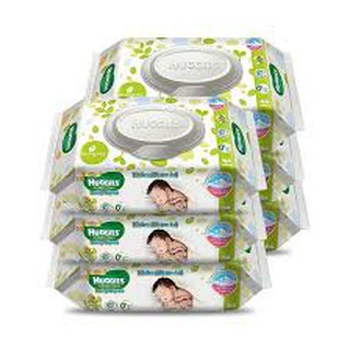 Combo 6 gói khăn ướt Huggies 64 tờ