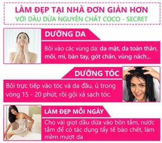 Dầu dừa Coco Secret - 250ml