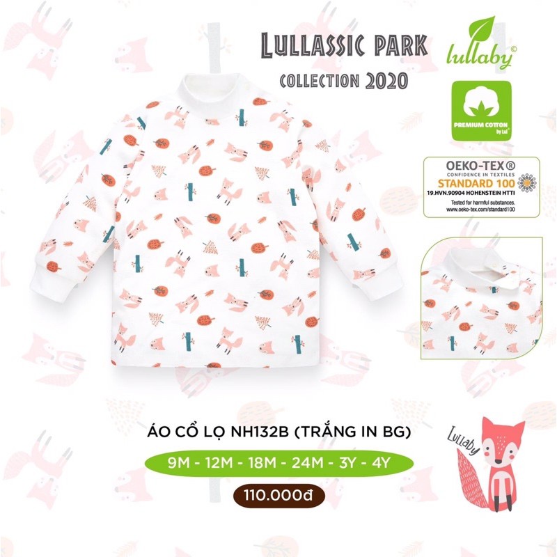 [LULLABY SALE] Áo cổ lọ Lullassic bé trai / bé gái