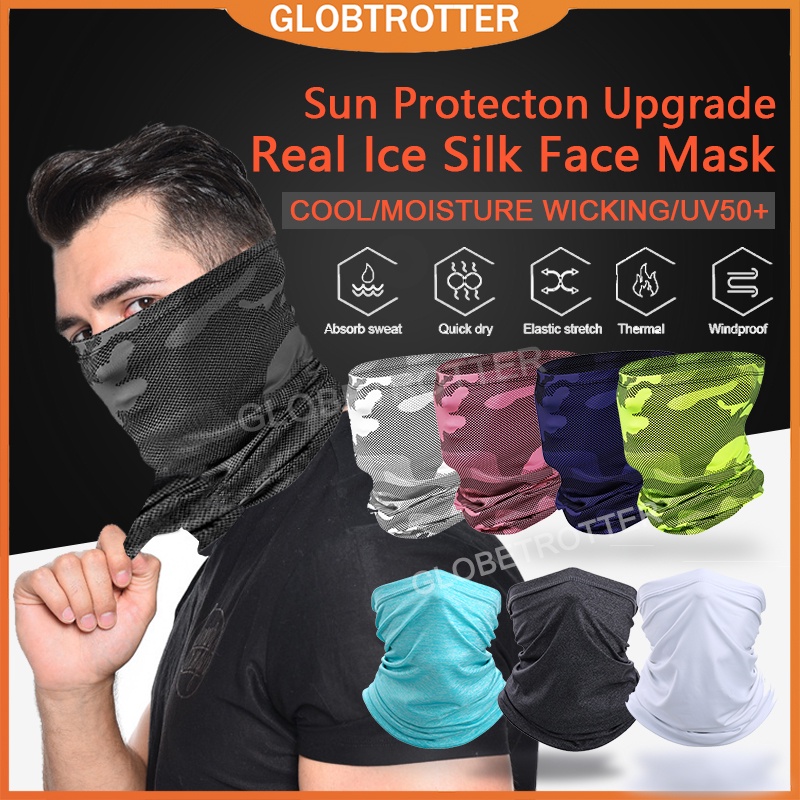 Globetrotter Khăn Trùm Đầu Thể Thao Chống Bụi Chống Tia UV Khi Lái Xe Máy Xe Đạp