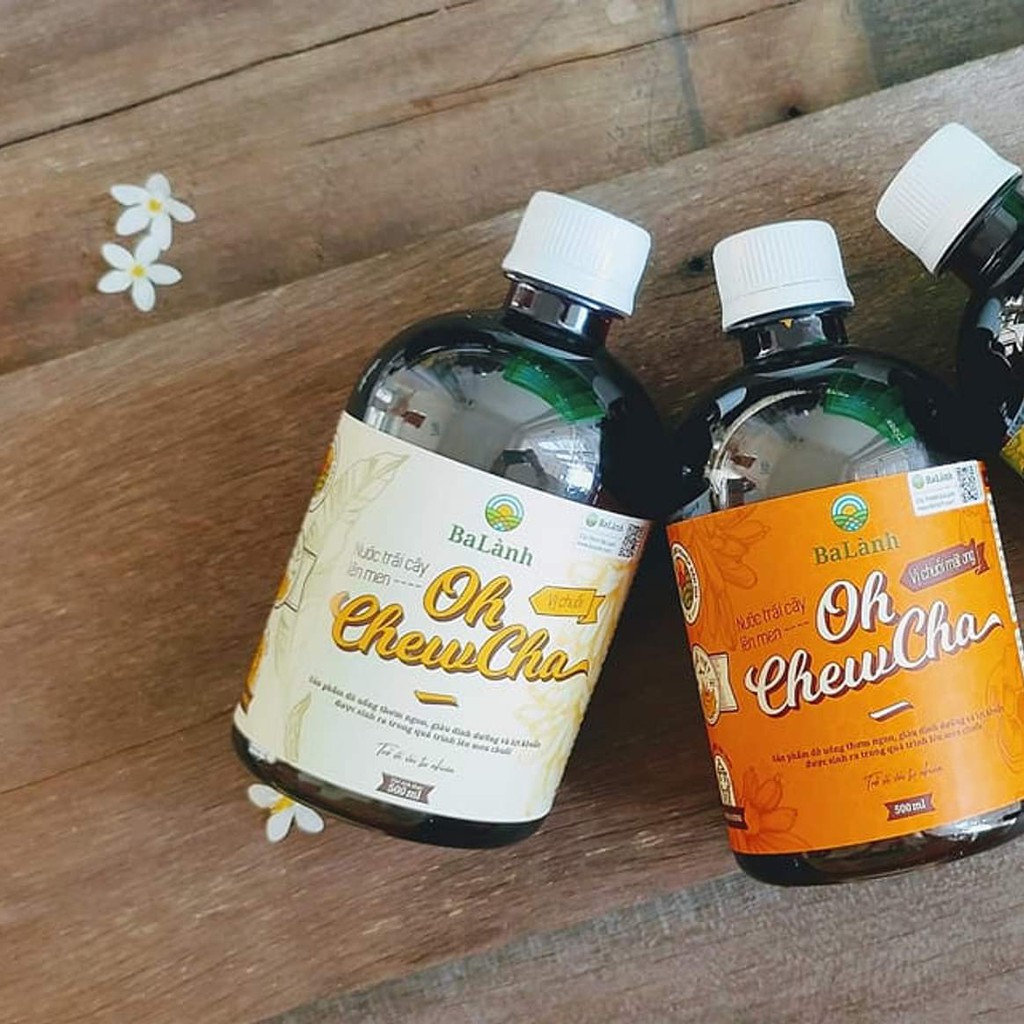 Oh chewcha vị chuối không đường, không chất bảo quản bổ sung dinh dưỡng và lợi khuẩn, cải thiện đề kháng cơ thể