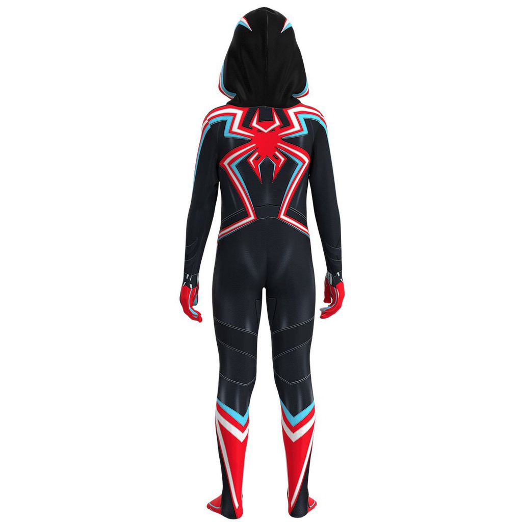 Black Spiderman Spider Man Hooded Suit Cosplay Costume Kids Aldult Unisex Zentai Outfits Jumpsuit Catsuit