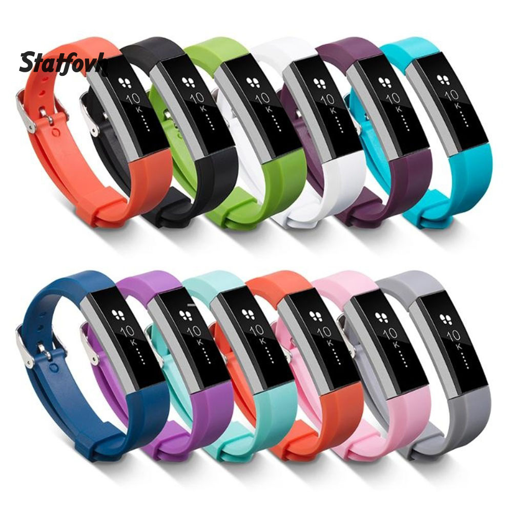 Dây Đeo Thay Thế Chất Liệu Silicon Thiết Kế Nhiều Lỗ Cho Fitbit Alta / Alta Hr