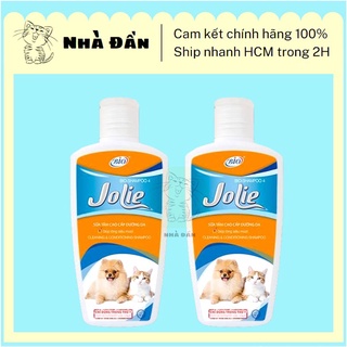 Sữa tắm chó mèo Bio Jolie dưỡng lông, mượt lông, khử mùi hôi 200ml