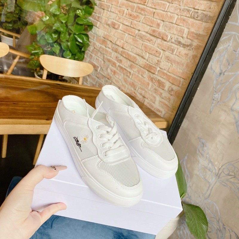 DÉP SỤC BATA PHỐI LƯỚI HOA SIÊU XINH