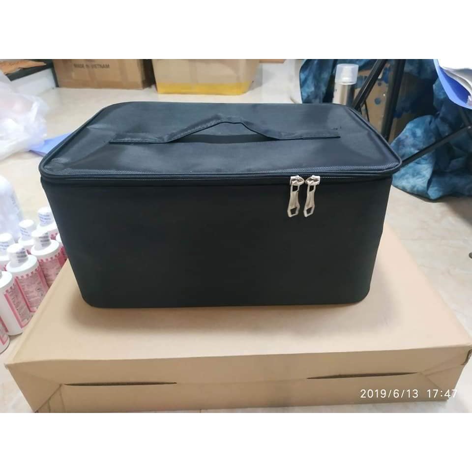 Cốp vải đựng đồ làm tóc, trang điểm