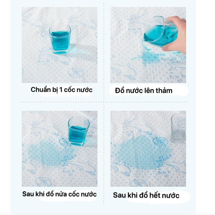 Lót chống thấm cho bé 4 lớp mềm mịn thay tã bỉm cho bé sơ sinh