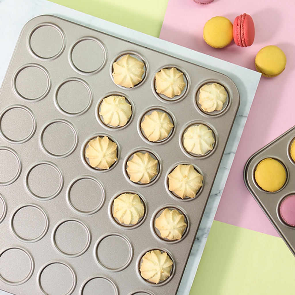 Khay làm bánh macaron nướng 15 / 30 / 35 lỗ chất lượng cao