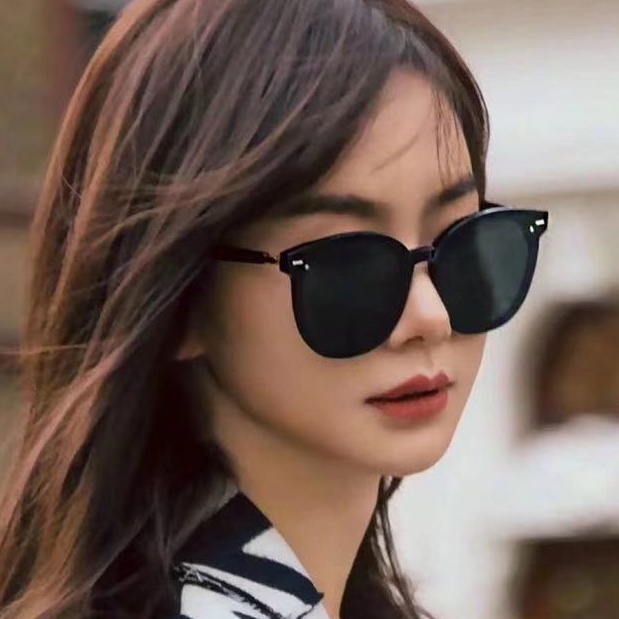 COD】GM Kính râm thời trang Nhập khẩu Kính mát nam nữ dùng chung tròng bản lớn Phong cách Hàn Bán chạy Chống tia tử ngoại