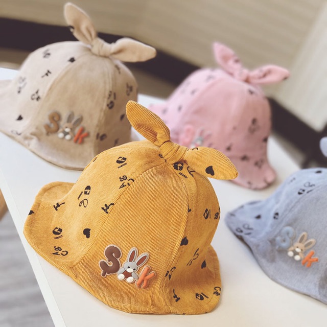 Mũ vành nơ cho bé từ 1-4 tuổi