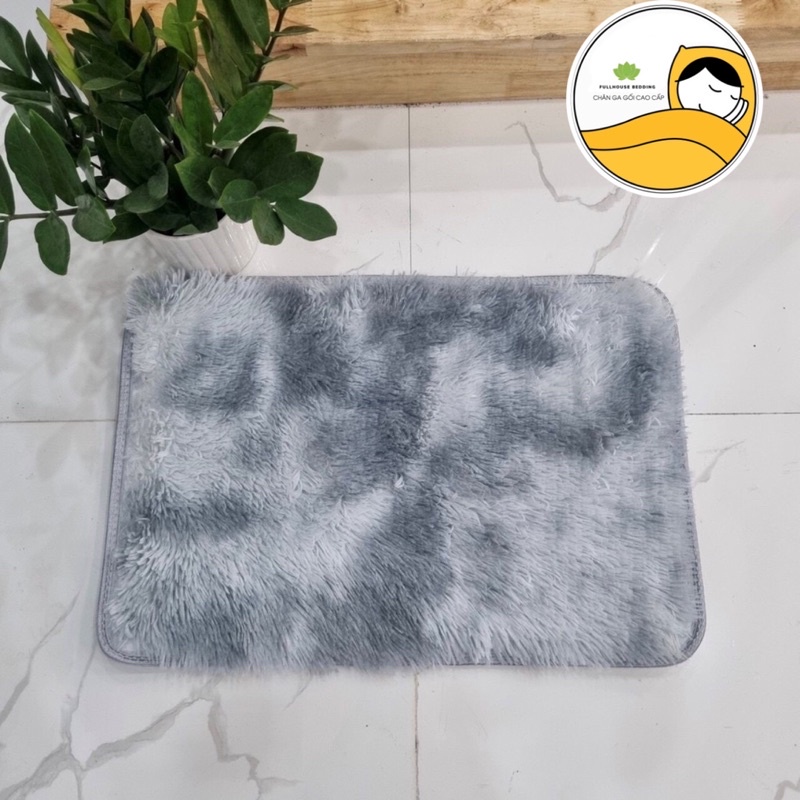 Thảm Chùi Chân Lau Chân Lông Loang 40*60cm Chống Trơn Trượt Mặt Dưới