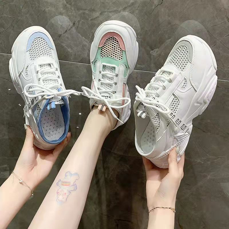 Sục thể thao nữ độn đế 5cm cao cấp hàng đẹp (ảnh thật ở cuối)
