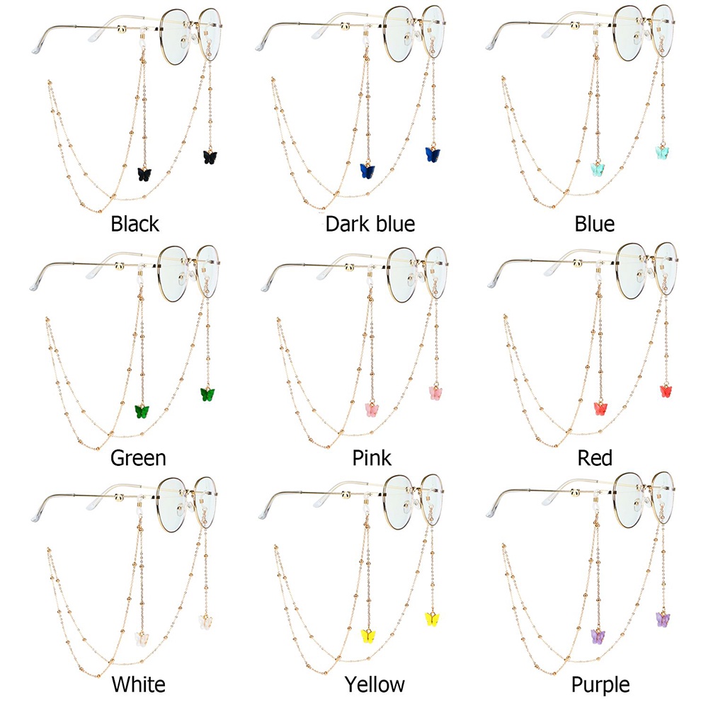 Dây Đeo Khẩu Trang unisex Chống Thất Lạc Hình Bướm Phong Cách Cổ Điển Thời Trang