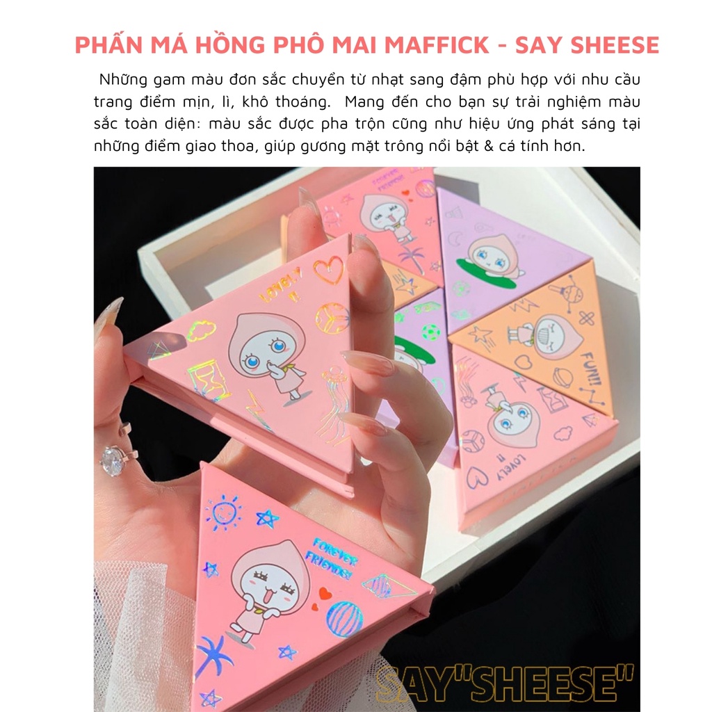 Phấn má hồng Phô Mai  Maffick Say Sheese Tom and Jerry