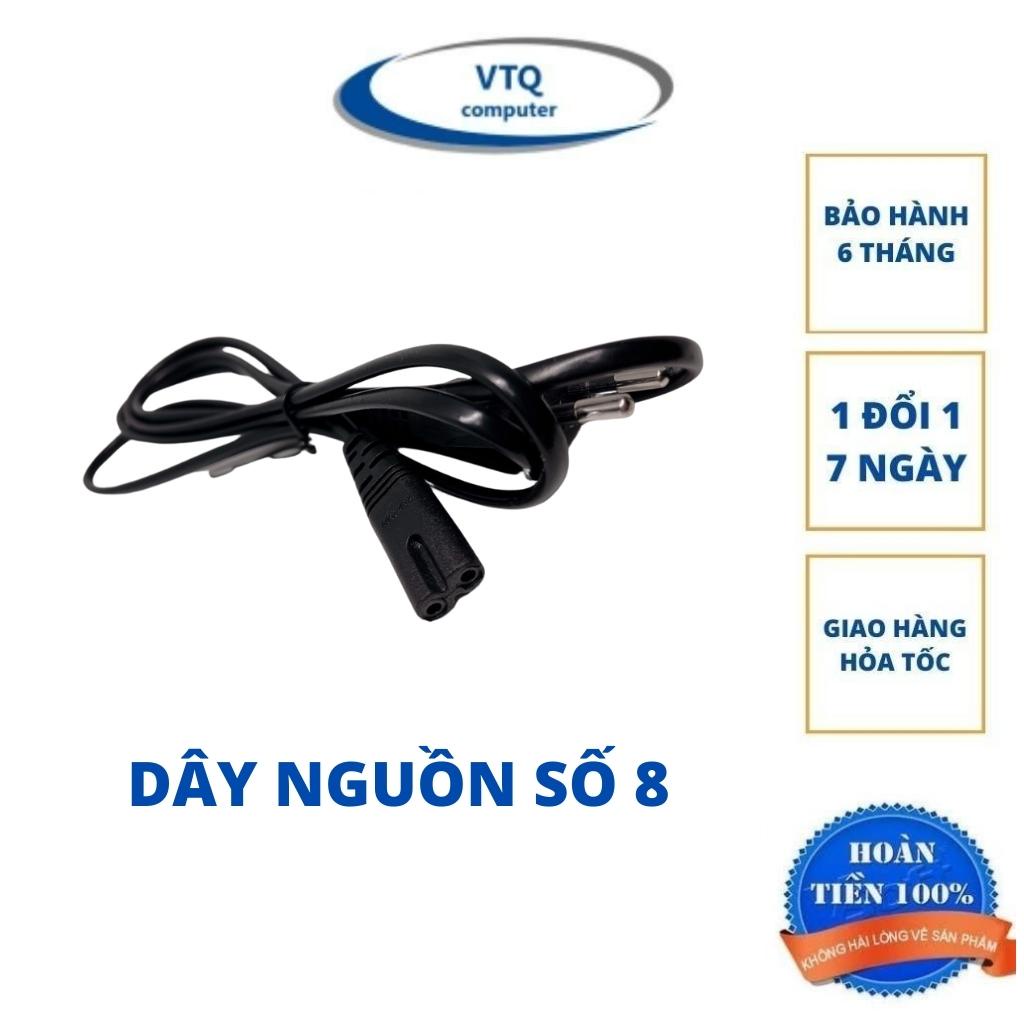 Dây nguồn 2 pin, dây nguồn số 8 1.5m lõi đồng.shopphukienvtq