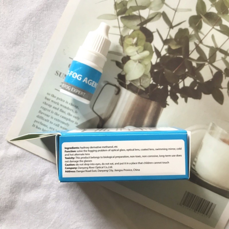Dung dịch anti - fog lau kính mắt, 100% chống Mờ Kính, Chống mờ hơi thở, tiện dụng khi đeo khẩu trang [Siêu rẻ] | BigBuy360 - bigbuy360.vn