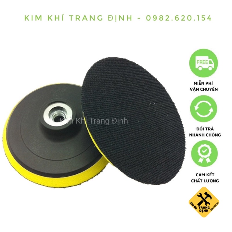 Đĩa đánh bóng tự dính - Đế dính 100mm