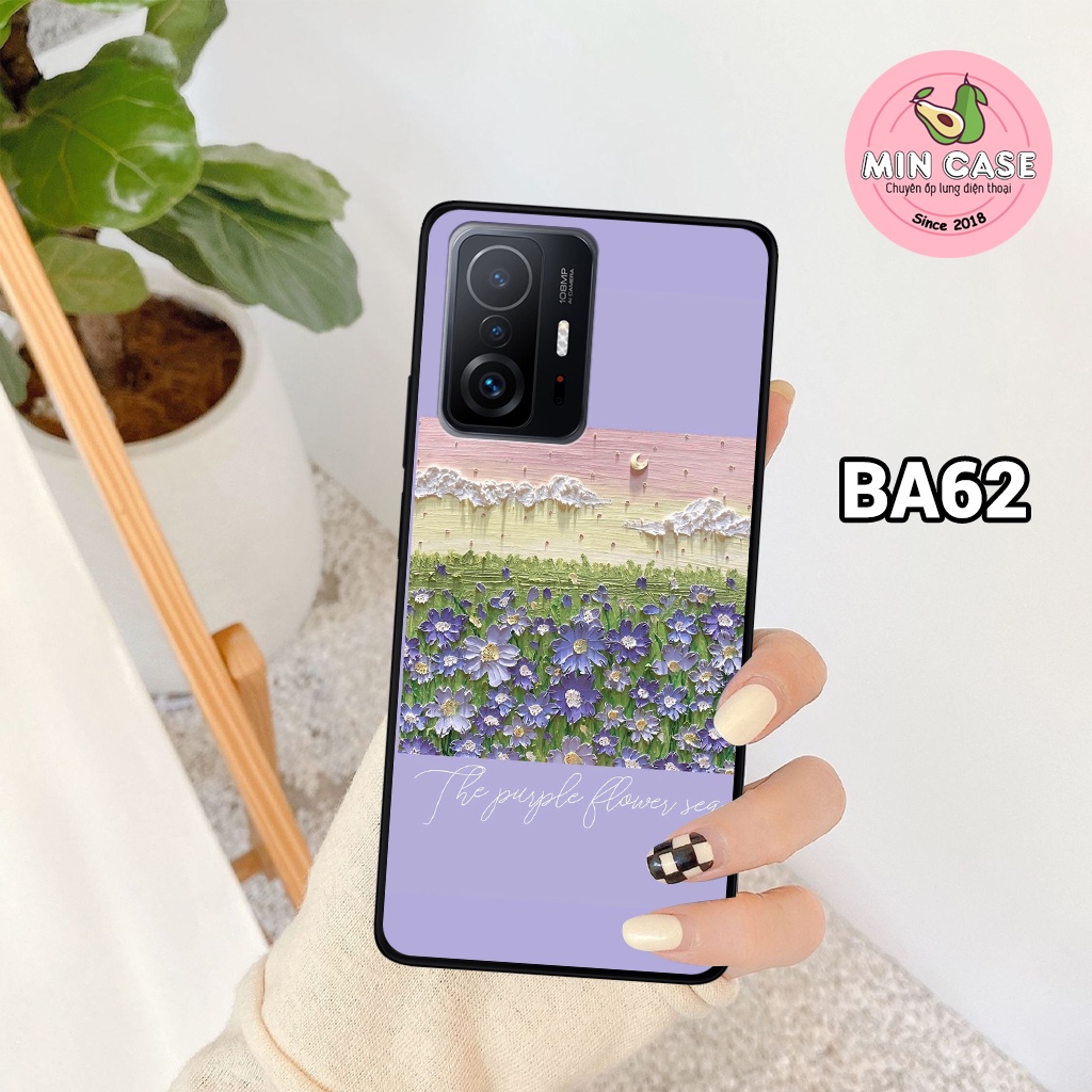Ốp lưng điện thoại XIAOMI 11T - 11T PRO 5G - MI 11 LITE 5G - REDMI 10 in hình hoa màu sáp vintage