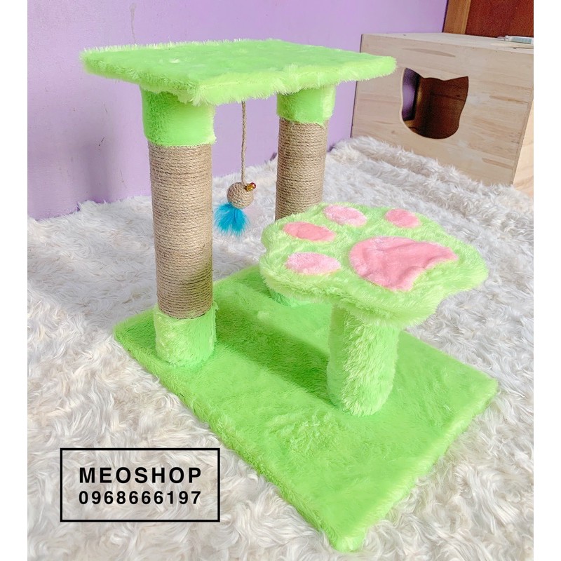 [ CATTREE VIỆT NAM ] Nhà Cây 2 Tầng có Bàn Chân 😻 FREESHIP 😻 Inbox Shop để được giảm giá