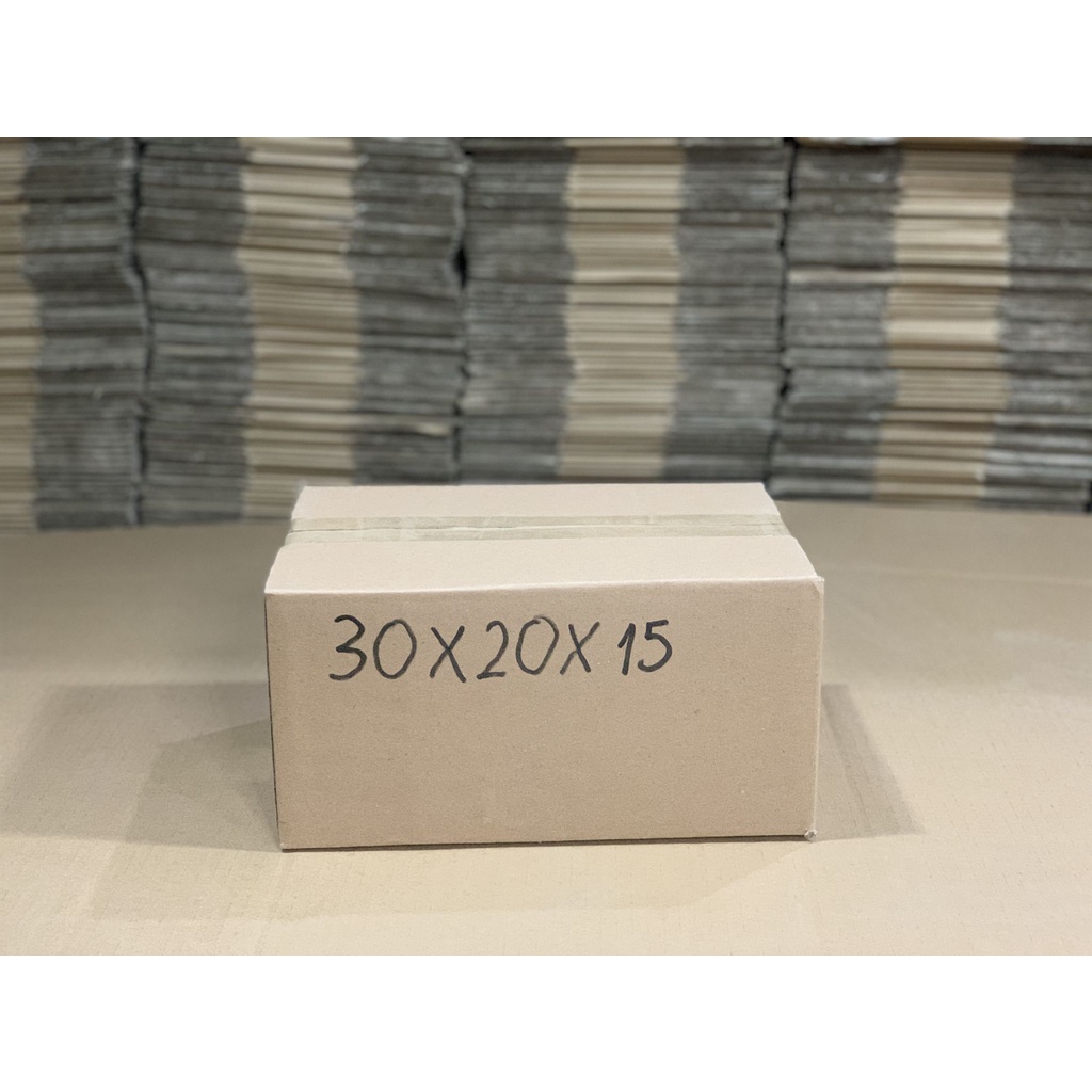 Combo 10 hộp carton 30X20X15 Giá Rẻ Đóng Hàng Mỹ Phẩm,Ba Lô,Đồ chơi,Giày Dép,Quần Áo Cầu Giấy Hà Nội
