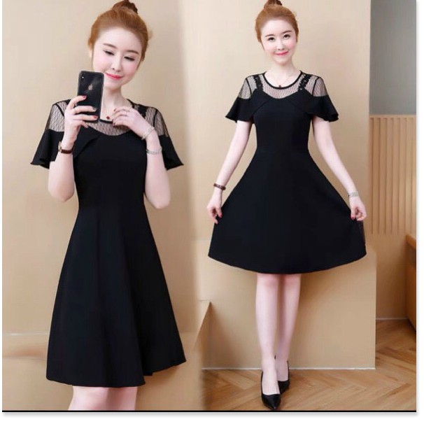 ĐẦM COTTON LẠNH 2 MÀU SANG TRỌNG THÍCH HỢP CHO CÁC BẠN ĐI DỰ TIỆC,ĐI CHƠI,DẠO PHỐ THỜI TRANG MỚI KME