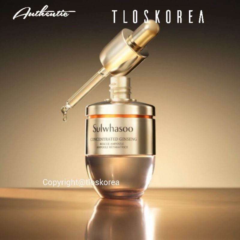 Sulwhasoo Tinh Chất Nhân Sâm Cô Đặc Giải Cứu Làn Da Sulwhasoo Concentrated Ginseng Rescue Ampoule 1Ml Gói Sample