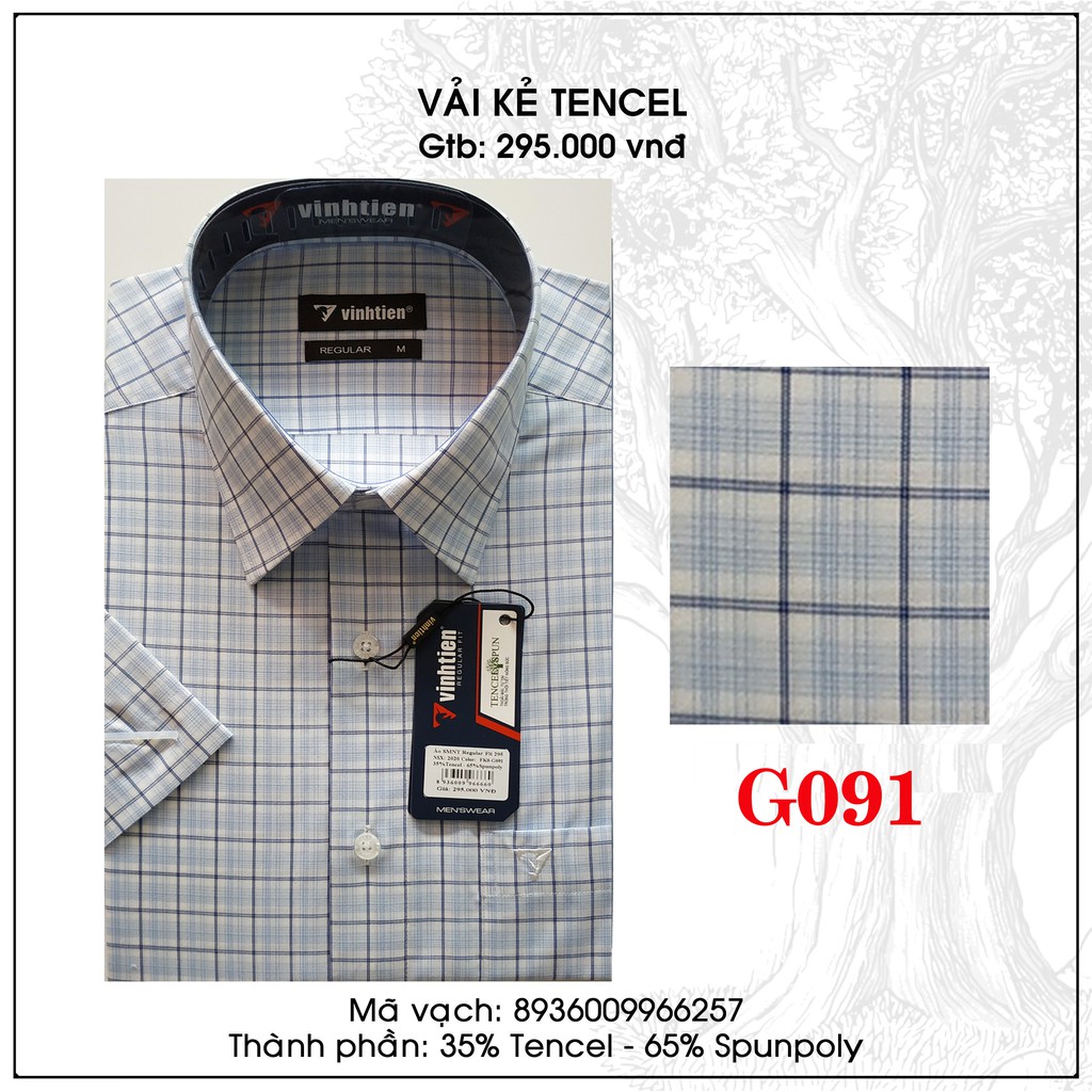Áo Sơ Mi Ngắn Tay Dáng Regular Vĩnh Tiến G295 | BigBuy360 - bigbuy360.vn
