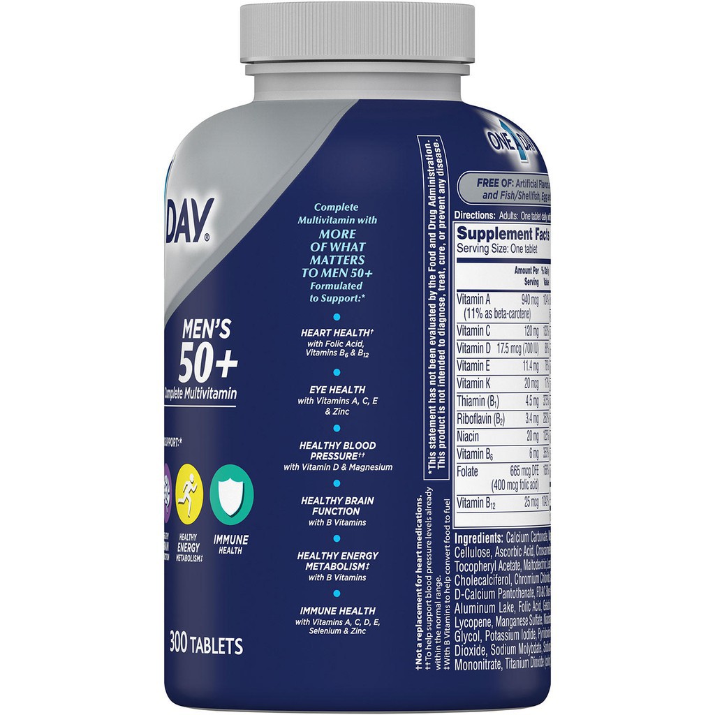 Bổ sung vitamin tổng hợp cho nam one a day men Healthy Care hỗ trợ xương khớp, mắt, tim mạch