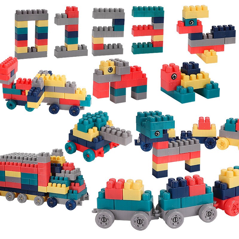 Bộ đồ chơi Lego 100-200-300 miếng ghép giúp bé phát triển trí thông minh