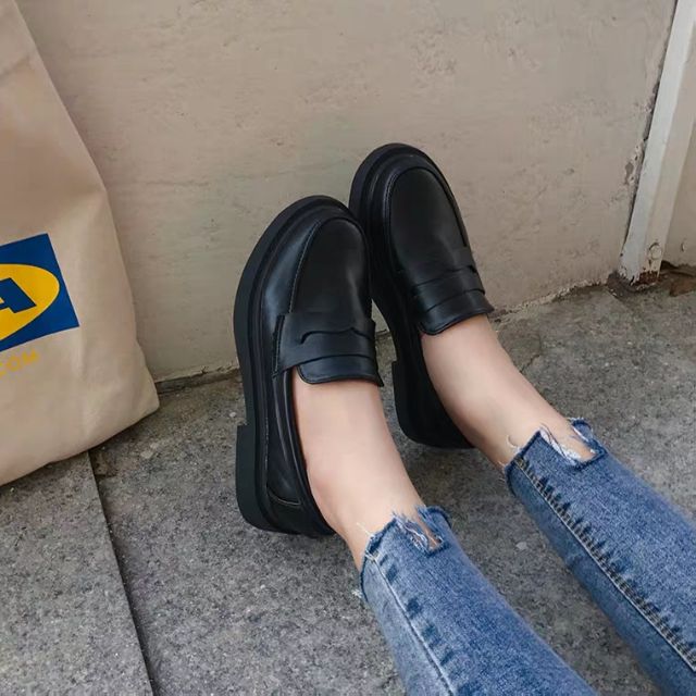 Giày lười da