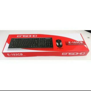 Bộ bàn phím và chuột có dây ensoho E-103CB