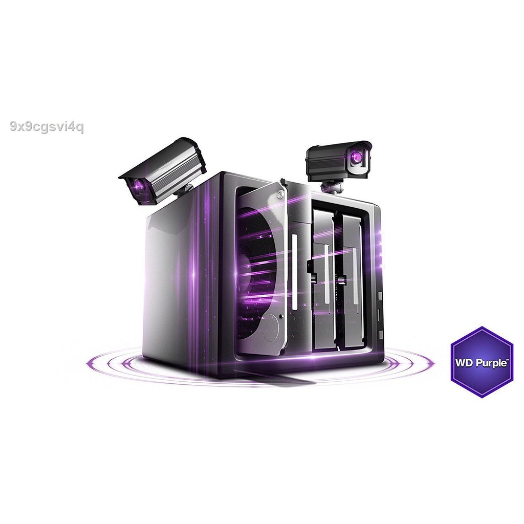○☃Ổ cứng gắn trong HDD Western Digital Purple 6TB, SATA 3, 64 Cache - Ổ cứng chuyên dụng cho Camera