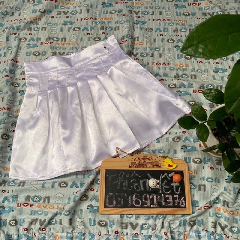 [Mã WASTUP giảm 10% tối đa 30K đơn 99K] CHÂN VÁY TENNIS TRẮNG BÓNG CÓ QUẦN TRONG | BigBuy360 - bigbuy360.vn