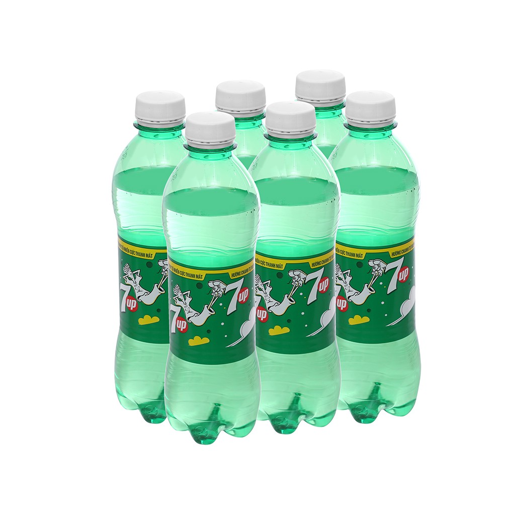 LỐC 6 CHAI PEPSI /7UP/ MIRINDA 390ML (đủ 3 vị)