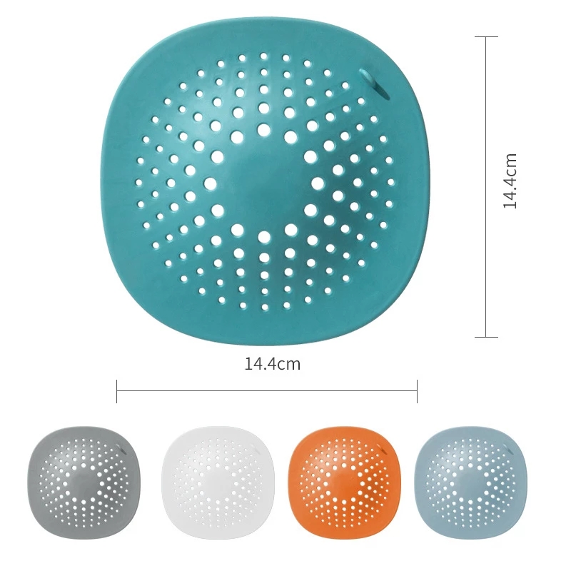 Tấm lưới lọc rác chống tắc nghẽn cho ống thoát nước bằng silicon hình tròn tiện dụng