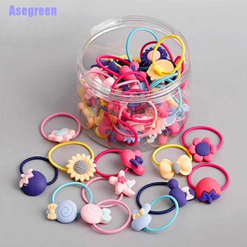 Bộ 10 Dây Cột Tóc Co Giãn Cho Nữ