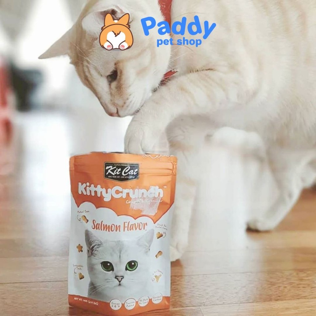 [Mã 55FMCGSALE1 giảm 10% tối đa 40K đơn 250K] Snack Giòn Kit Cat Kitty Crunch Cho Mèo (60g)